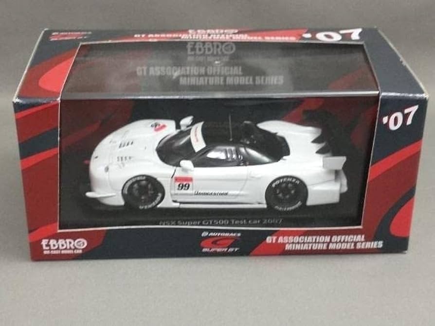 ミニカー 1/43 EBBRO AUTOBACS SUPERGT '07 NSX TEST NSX テストカー スーパーGT 2007 (ミニカー) - ホビーサーチ